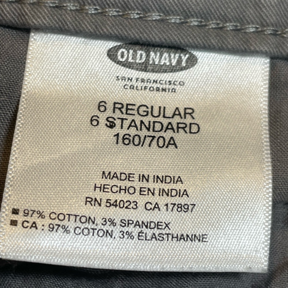 Old Navy Pixie Ankle Pants - Gray - Women's Size 6 EUC - Picture 4 of 9